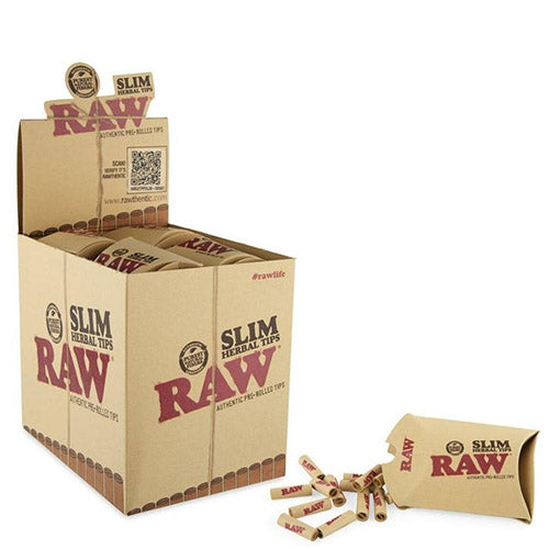 [M0328] RAW Tips Pre-rolled Slim 20ct