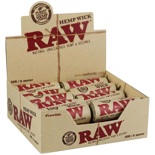 [M0340] RAW Hemp Wick (20ft) 20ct