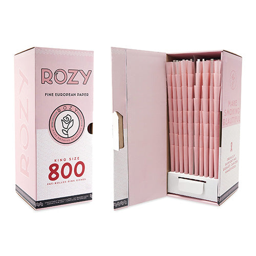 [M0347] ROZY Pink Cones King Size Bulk 800ct