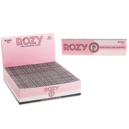 [M0353] ROZY Pink Papers King Size 24ct
