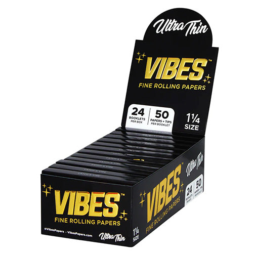[M0451] VIBES Paper+Tip Ultra Thin 11/4 Size 24ct