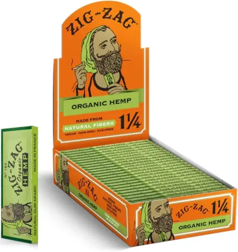 [M0484] ZIG ZAG Papers Hemp 11/4 Size 24ct