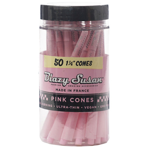 [M0494] BLAZY SUSAN Pink Cones Jar 11/4 Size 50/1ct