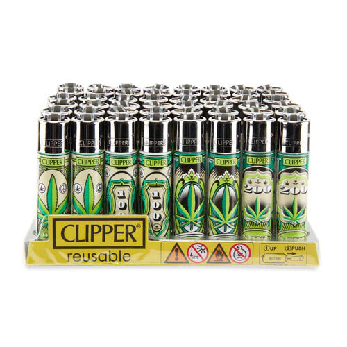 [M0519] CLIPPER Classic Lighter Dollar Leaves 48ct