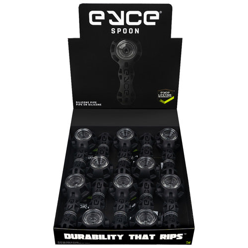 [M0536] EYCE Spoon Black Display 10ct