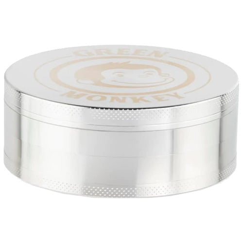 [M0567] GREEN MONKEY Capuchin 100mm Silver 6ct