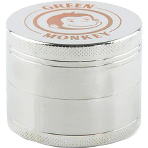 [M0579] GREEN MONKEY Capuchin 50mm Silver 12ct