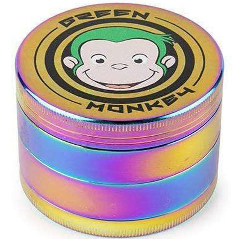[M0590] GREEN MONKEY Capuchin 63mm Rainbow 12ct