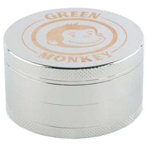[M0597] GREEN MONKEY Capuchin 75mm Silver 6ct