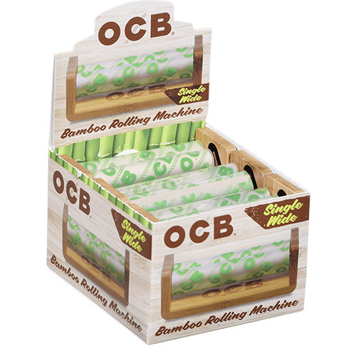 [M0640] OCB Rolling Machine Bamboo Single Wide Size 6ct