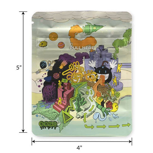 [M0689] OOZE Mylar Bags Imaginarium 1/8oz 12-Pack 12ct