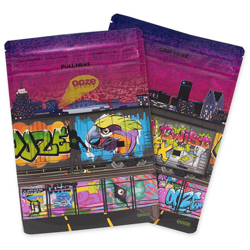 [M0693] OOZE Mylar Bags Tag 1/8oz 12-Pack 12ct