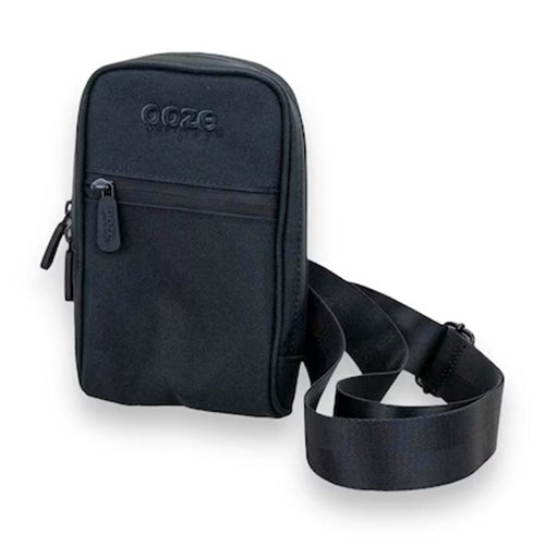[M0708] OOZE Traveler Smell Proof Crossbody Black 1ct
