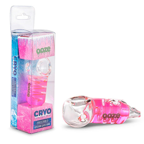 [M0713] OOZE Cryo Glycerin Bowl Pink 1ct