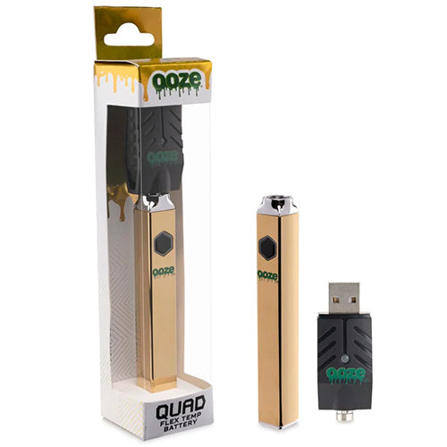 [M0795] OOZE Quad Battery + Smart USB Lucky Gold 1ct