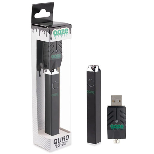 [M0797] OOZE Quad Battery + Smart USB Panther Black 1ct