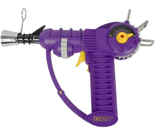 [M0902] SPACEOUT Torch Ray Gun Glow in the Dark Light Purple 1ct
