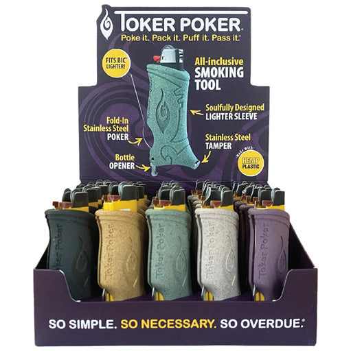 [M0936] TOKER POKER Bic Edition Hemp Display 25ct