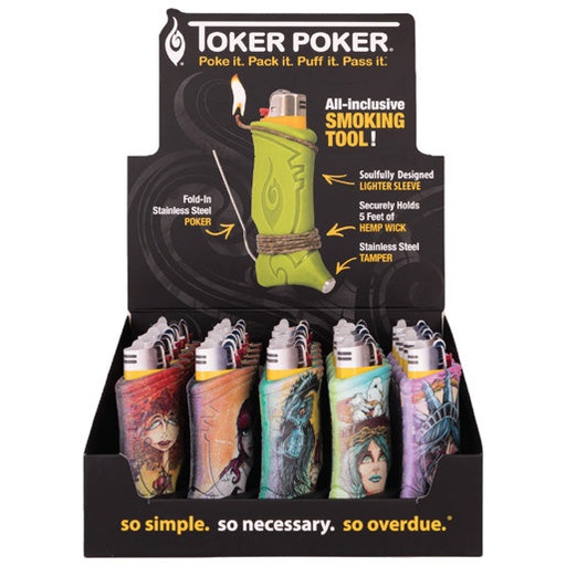 [M0937] TOKER POKER Bic Edition Lady Liberty Display 25ct