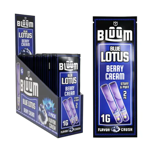 [M1038] BLUUM Blue Lotus Rolls Berry Cream 2-Pack 10ct