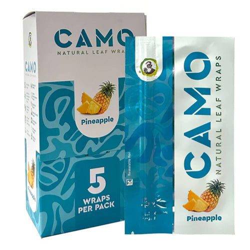 [M1055] CAMO Natural Leaf Wraps Pineapple 5-Pack 25ct