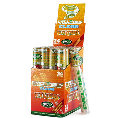 [M1080] CYCLONES 1X Clear Tiki Tango 24ct