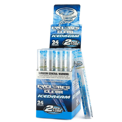 [M1085] CYCLONES 2X Clear Ice Dream 24ct