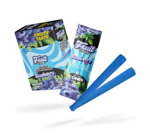 [M1108] FRUIT CUTS Cones Blueberry OG 2/10ct