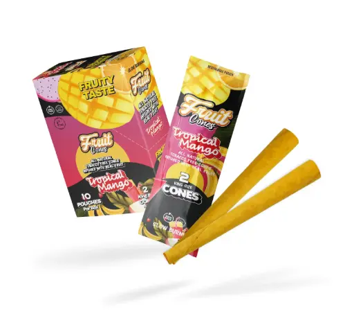[M1110] FRUIT CUTS Cones Tropical Mango 2/10ct