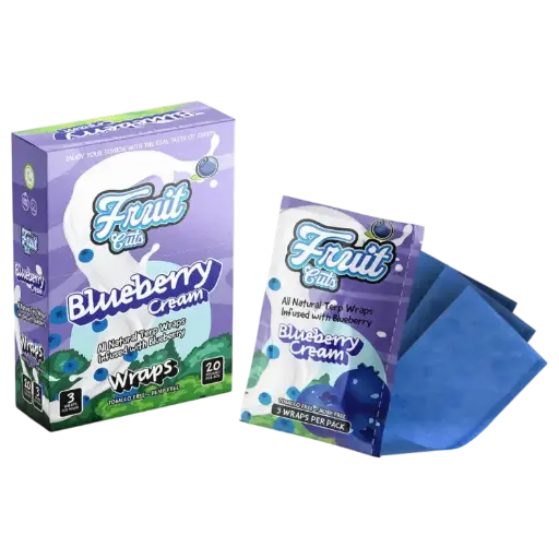 [M1112] FRUIT CUTS Wraps Blueberry Cream 3/20ct