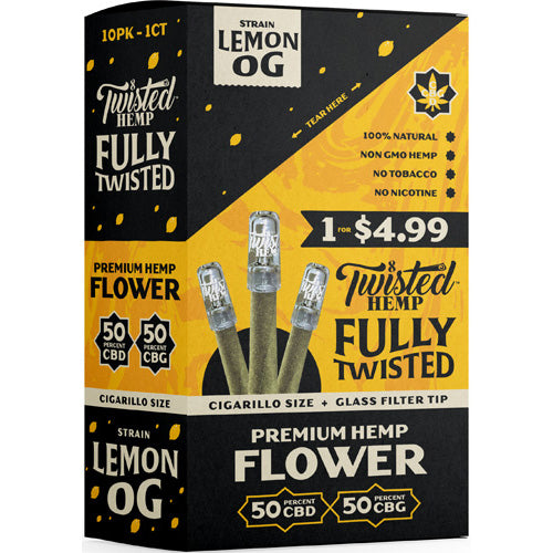 [AM023792 - M1118] FULLY TWISTED Lemon OG 10-Pack 1ct