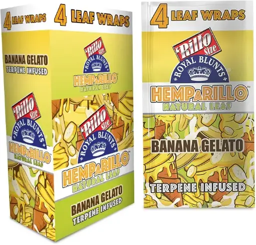 [M1146] CANNARILLO Natural Leaf Banana Gelato 4/25ct