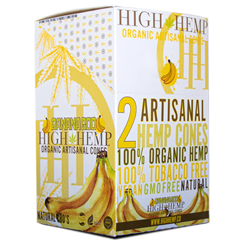 [M1151] HIGH HEMP Cones  Banana 15ct