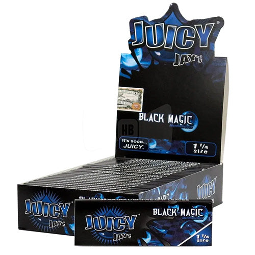 [M1180] JUICY JAY'S Papers 11/4 Size Black Magic 24ct