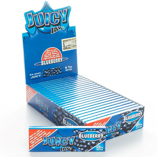 [M1182] JUICY JAY'S Papers 11/4 Size Blueberry 24ct