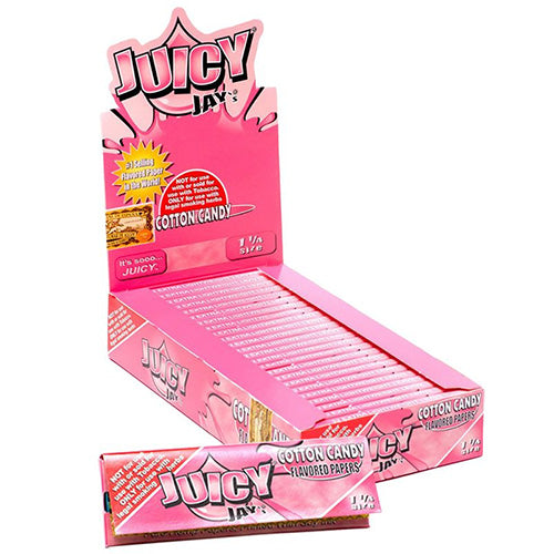 [M1188] JUICY JAY'S Papers 11/4 Size Cotton Candy 24ct