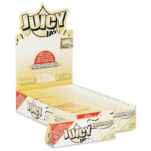 [M1195] JUICY JAY'S Papers 11/4 Size Marshmallow 24ct