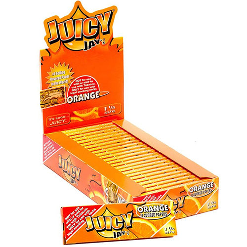 [M1198] JUICY JAY'S Papers 11/4 Size Orange 24ct