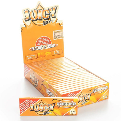 [M1199] JUICY JAY'S Papers 11/4 Size Peaches & Cream 24ct