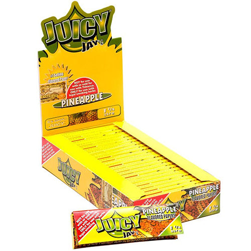 [M1200] JUICY JAY'S Papers 11/4 Size Pineapple 24ct
