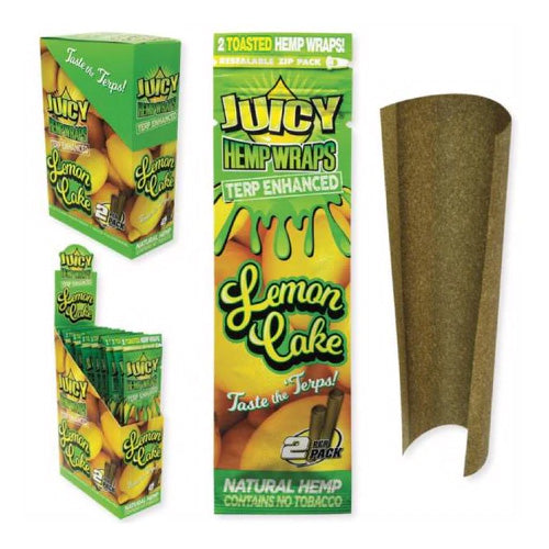 [M1219] JUICY JAY'S Terp Wraps Lemon Cake 25ct