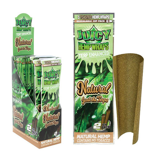 [M1221] JUICY JAY'S Terp Wraps Natural 25ct