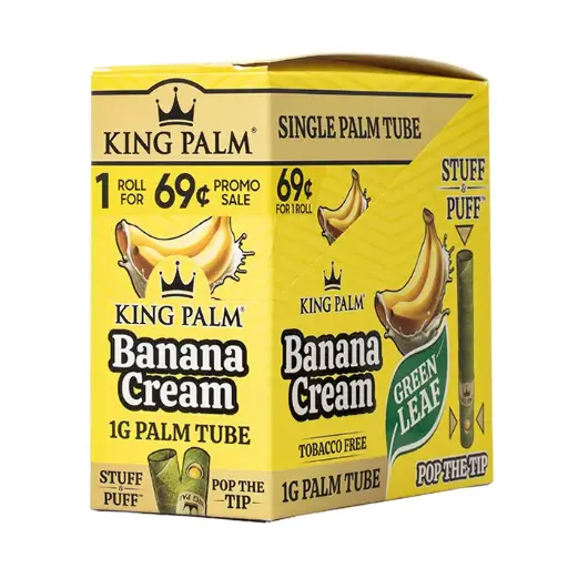 [M1226] KING PALM Mini 1-Pack Banana Cream $0.69 30ct