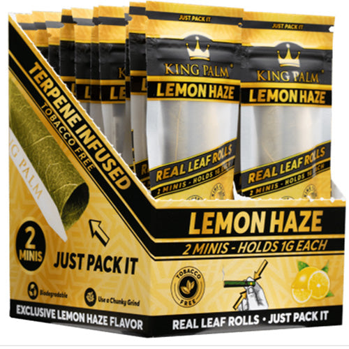 [M1242] KING PALM Mini 2-Pack Lemon Haze Terps 20ct