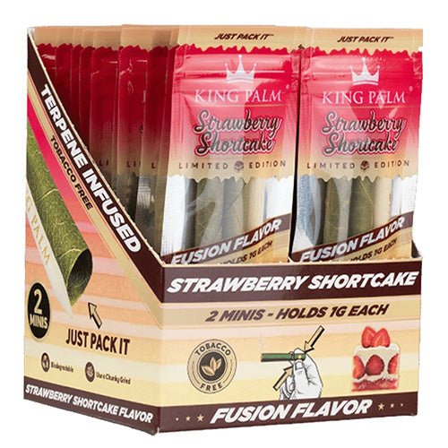 [M1249] KING PALM Mini 2-Pack Strawberry Shortcake 20ct