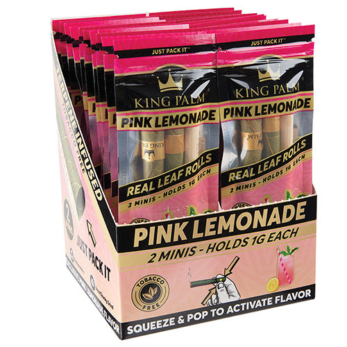 [M1252] KING PALM Mini 2-Pack Pink Lemonade 20ct