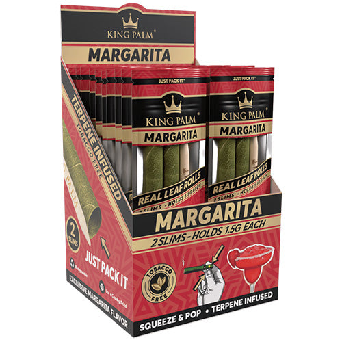 [M1261] KING PALM Slim 2-Pack Margarita 20ct