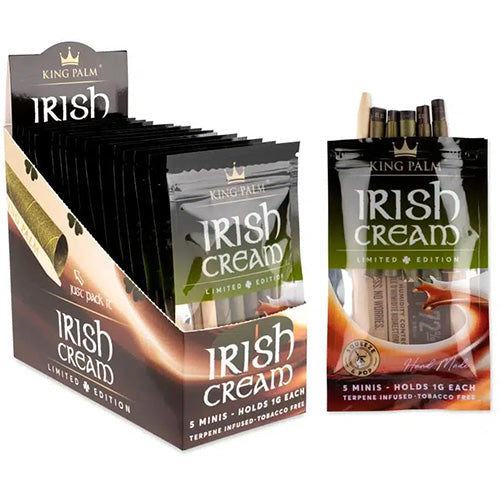 [M1266] KING PALM Mini 5-Pack Irish Cream 15ct