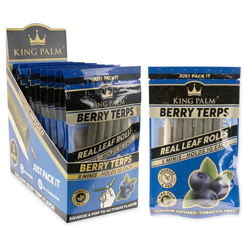 [M1269] KING PALM Mini 5-Pack Berry Terps 15ct