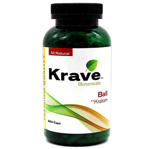 [M1305] KRAVE Kratom Bali Caplets 300/1ct